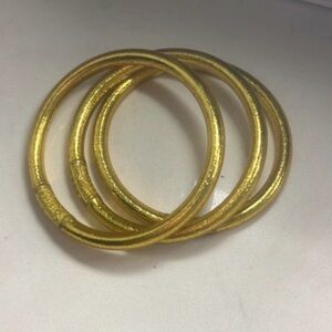 BudhaGirl Gold Bracelet Set of three